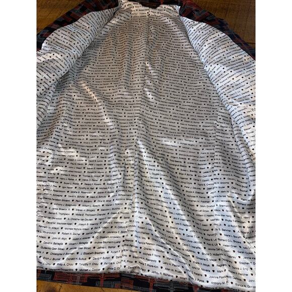 1980 Princeton University‎ 25th Reunion Jacket Blazer Orange Gray Nassau Hall - Picture 10 of 11